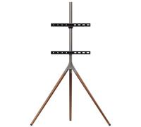 One For All Support TV Universel avec trépied- Écrans mesurant Entre 32 et 65 Pouces - Téléviseurs LCD/LED/Plasma/OLED/QLED - Pivotement à 360° et Hauteur réglable - VESA 400x400 - WM7471, Dark