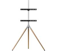One For All Tripod WM 7472 support pour téléviseur 65" Chêne, Argent, Gris