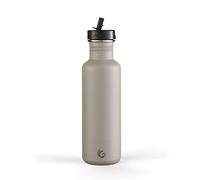 One Green Bottle Gourde en acier inoxydable avec bouchon de sport classique, non isolante, écologique, 800 ml