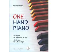 Barbara Arens – One Hand Piano – 40 pièces pour main gauche ou droite – Breitkopf & Härtel