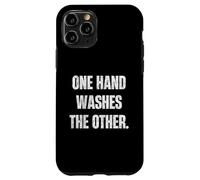 One Hand Washes The Other Teamwork Hustle Citation Coque pour iPhone 11 Pro
