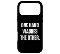 One Hand Washes The Other Teamwork Hustle Citation Coque pour iPhone 17 Pro Max