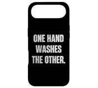 One Hand Washes The Other Teamwork Hustle Citation Coque pour iPhone Air