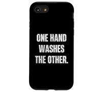 One Hand Washes The Other Teamwork Hustle Citation Coque pour iPhone SE (2020) / 7/8