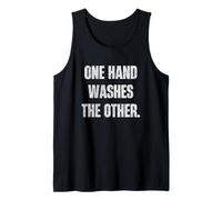 One Hand Washes The Other Teamwork Hustle Citation Débardeur
