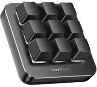 One-handed mechanical keyboard with 9 programmable keys and multiple programmable layers. Compatible with Mac OS,Windows and Vista.