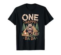 One Happy Dada Camper Tee - 1er Anniversaire Camping en Plein air T-Shirt