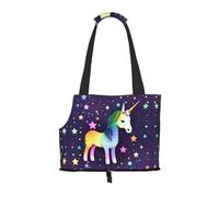 One-Horse Sac à bandoulière pliable et portable pour animal de compagnie Imprimé étoile Convient pour transporter de petits animaux de compagnie