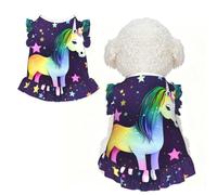 One-Horse Star M Vêtements pour petits chiens - Tenue d'été mignonne pour chiot, vêtements doux et respirants pour chat