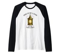 One If by Land 1775 Lanterne Coloniale Histoire américaine Manche Raglan