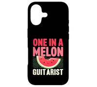 One in A Melon Guitarist Jeu de Mots à la pastèque Coque pour iPhone 17