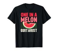 One in A Melon Guitarist Jeu de Mots à la pastèque T-Shirt