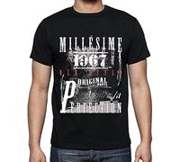 One in the City 1967,cadeaux,anniversaire,Manches courtes - Homme T-shirt, Noir, XL