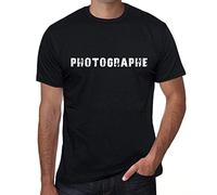 One in the City Homme Tee Vintage T Shirt Photographe, Noir, XXL