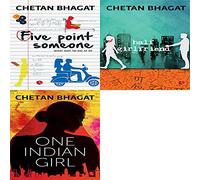 One Indian Girl + The 3 Mistakes of My Life + Five Point Someone ; What Not To Do at IIT (Set of 3 Books)