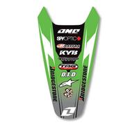 One Industries Kit Graphique Kawasaki Kx250f 04-05 Rear Fender