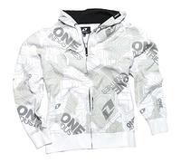 One Industries Transit Full Zip Sweatshirt Blanc L Homme