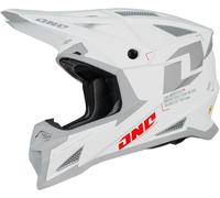 One Industries X-297 Focus Casque de motocross, gris-blanc, taille 2XL pour homme