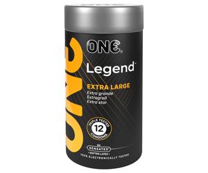 ONE Legend - Préservatifs XL - Ultra large - Boîte de 12