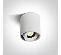 One Light Pylos plafonnier 1x8 W blanc-noir 12108X/W/W