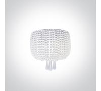 One Light Wan K applique murale 2x9 W chrome 60162