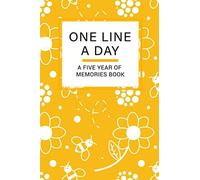 One Line A Day : Five Years Of Memories Book: Diary For Daily Journal Writing One Day Per Page For 5 Years Undated And Lined Diary Mother's Day Gifts Perfect Holiday Gift!