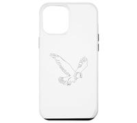 One Line Art Aigle dessiné avec Une Ligne Coque pour iPhone 12 Pro Max