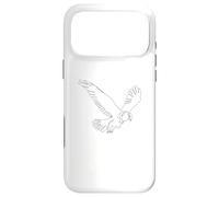 One Line Art Aigle dessiné avec Une Ligne Coque pour iPhone 17 Pro Max