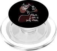 One Line Art Femme Fleurs - Mom I Am A Rich Man Féminisme PopSockets PopGrip pour MagSafe