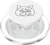 One Line Exotic Shorthair PopSockets PopGrip pour MagSafe