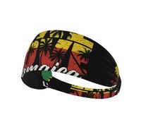 One Love Jamai Impression double face, bandeau élastique unisexe, idéal comme cadeau pour les amis amateurs de sport, la famille