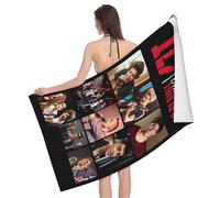 One Love Music Direc*Tion Band Serviette de bain absorbante 80 x 130 cm - Serviette en microfibre douce à séchage rapide, serviette de plage/salle de bain polyvalente pour les fans, usage quotidien