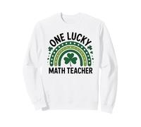 One Lucky Math Teacher Funny St Patrick Day for Teacher Sweatshirt