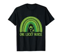 One Lucky Nurse Scrub RN ICU ER St Patricks Day Nurses T-Shirt