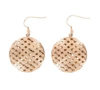 One Man Show - Boucles d'oreilles en acier rose pour femme