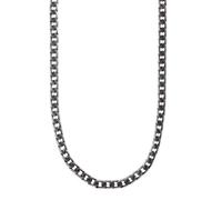 One Man Show - Chaîne de cou en acier couleur acier gris (317045)