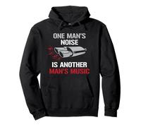One Man's Noise Muffler Auto Enthusiast Guy Funny Car Citation Sweat à Capuche