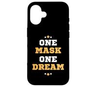 One Mask One Dream - Social Distance Face Mask Gift for Dads Coque pour iPhone 16