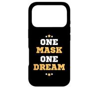 One Mask One Dream - Social Distance Face Mask Gift for Dads Coque pour iPhone 17 Pro