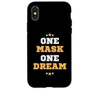 One Mask One Dream - Social Distance Face Mask Gift for Dads Coque pour iPhone X/XS