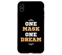 One Mask One Dream - Social Distance Face Mask Gift for Dads Coque pour iPhone XS Max