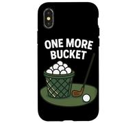 One More Bucket Golf Player Design Amusant Coque pour iPhone X/XS