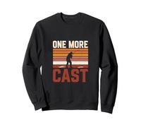 One More Cast Fishing Lake Humour pêcheur en Plein air Sweatshirt