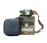 One More Cast - OMC - Lampe frontale Highlight - Lampe frontale de pêche - Phare rechargeable - Phare de camping - Lampe frontale de camping - Lampe Casque