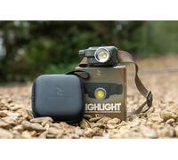 One More Cast - OMC - Lampe frontale Highlight - Lampe frontale de pêche - Phare rechargeable - Phare de camping - Lampe frontale de camping