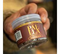 One More Cast Paella Boosted Match The Hatch Pop-Ups - 14 mm - Croûte soluble explosive avec bouillette intérieure durcie - Mélange naturel de viande et de crustacés - Arôme hautement attractif