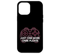 One More Game Please Funny Gamer Humour Gaming Coque pour iPhone 12 Pro Max