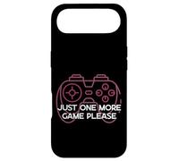 One More Game Please Funny Gamer Humour Gaming Coque pour iPhone Air