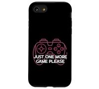 One More Game Please Funny Gamer Humour Gaming Coque pour iPhone SE (2020) / 7/8