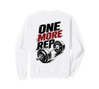 One More Rep Gym Motivation Workout Fitness Design Sweatshirt